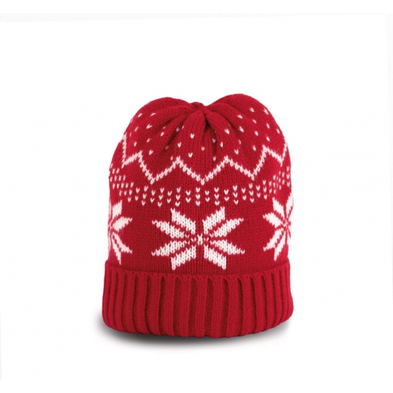 BEANIE WITH CHRISTMAS DESIGN