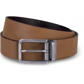 RAW EDGE LEATHER BELT - 35MM