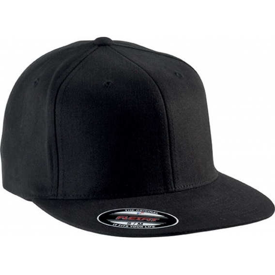 FLEXFIT® BRUSHED COTTON CAP WITH FLAT PEAK - 6 PANELS