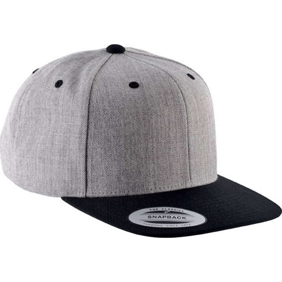 FLAT PEAK CAP - 6 PANELS