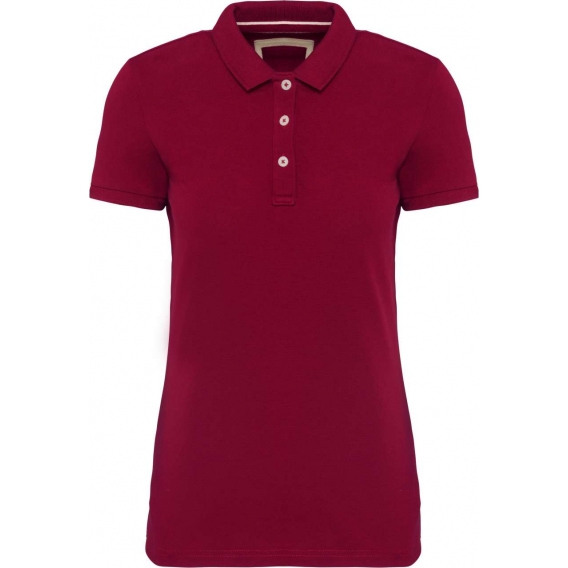 LADIES' VINTAGE SHORT SLEEVE POLO SHIRT