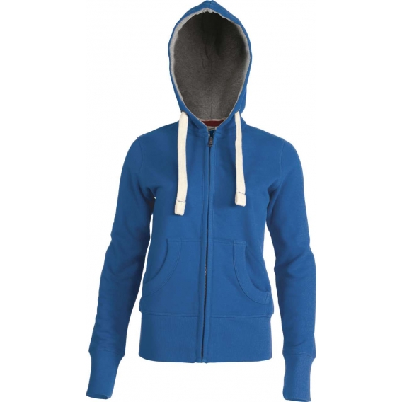 LADIES' ZIP HOODED VINTAGE SWEATSHIRT
