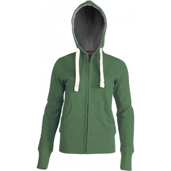 LADIES' ZIP HOODED VINTAGE SWEATSHIRT