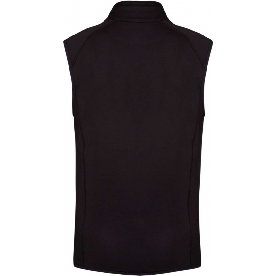DUAL-FABRIC SLEEVELESS SPORTS JACKET