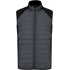 DUAL-FABRIC SLEEVELESS SPORTS JACKET