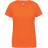 LADIES’ V-NECK SHORT SLEEVE SPORTS T-SHIRT