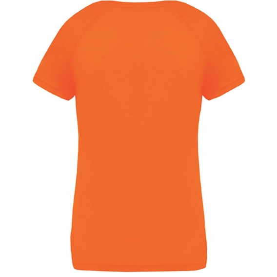 LADIES’ V-NECK SHORT SLEEVE SPORTS T-SHIRT
