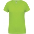 LADIES’ V-NECK SHORT SLEEVE SPORTS T-SHIRT