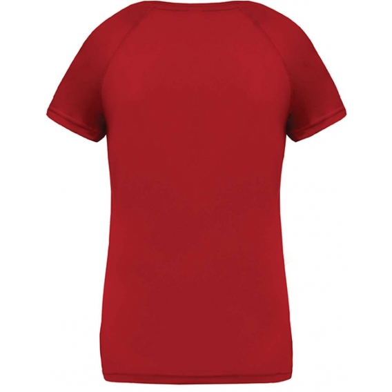 LADIES’ V-NECK SHORT SLEEVE SPORTS T-SHIRT