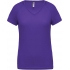 LADIES’ V-NECK SHORT SLEEVE SPORTS T-SHIRT