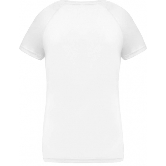 LADIES’ V-NECK SHORT SLEEVE SPORTS T-SHIRT