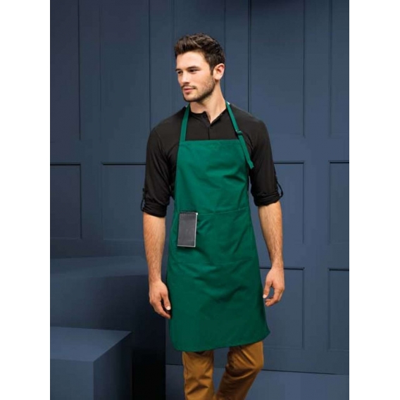 'DELUXE' BIB APRON WITH POCKET