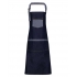 'DOMAIN' CONTRAST DENIM BIB APRON
