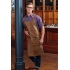 ‘ARTISAN’ REAL LEATHER CROSS BACK BIB APRON