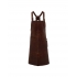 ‘ARTISAN’ REAL LEATHER CROSS BACK BIB APRON