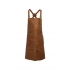 ‘ARTISAN’ REAL LEATHER CROSS BACK BIB APRON