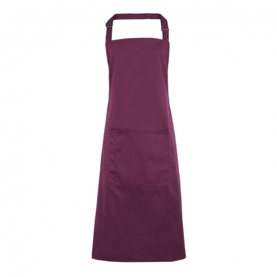 ‘COLOURS’ BIB APRON WITH POCKET