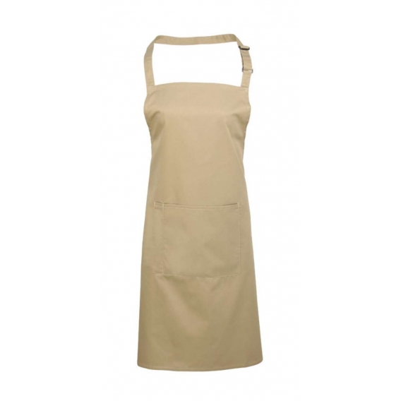 ‘COLOURS’ BIB APRON WITH POCKET