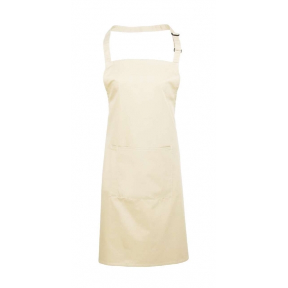 ‘COLOURS’ BIB APRON WITH POCKET