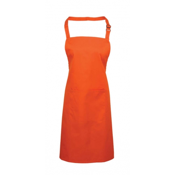 ‘COLOURS’ BIB APRON WITH POCKET