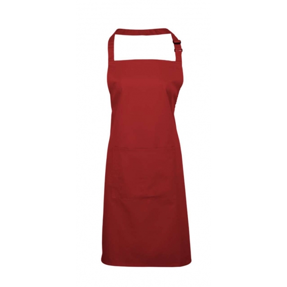 ‘COLOURS’ BIB APRON WITH POCKET