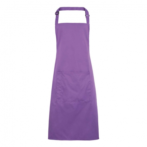 ‘COLOURS’ BIB APRON WITH POCKET