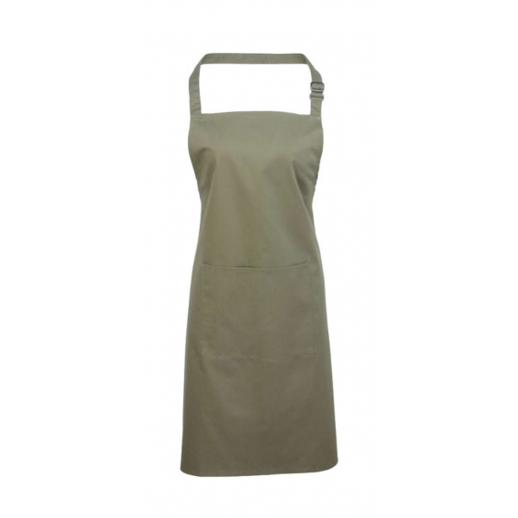 ‘COLOURS’ BIB APRON WITH POCKET