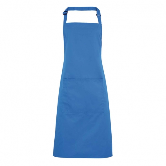 ‘COLOURS’ BIB APRON WITH POCKET