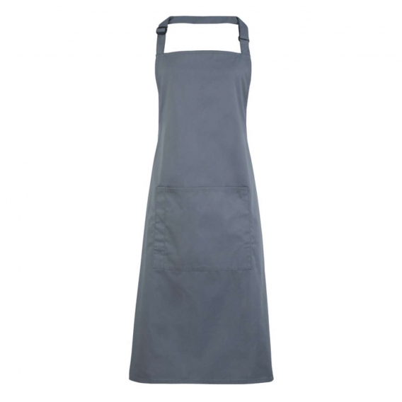 ‘COLOURS’ BIB APRON WITH POCKET