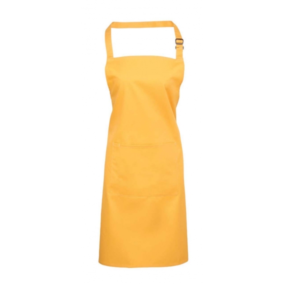 ‘COLOURS’ BIB APRON WITH POCKET