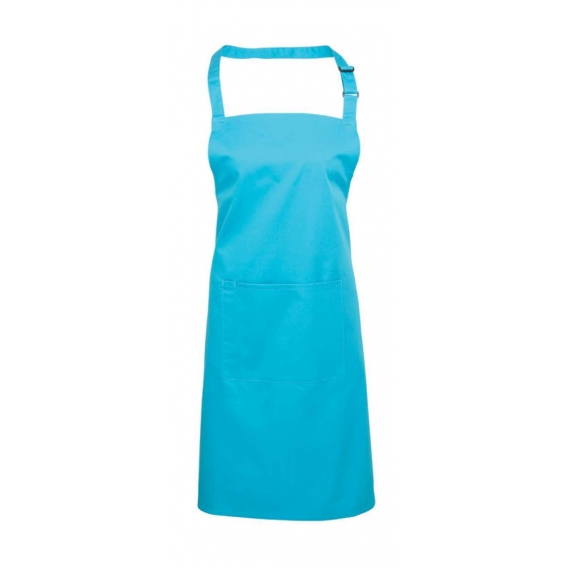 ‘COLOURS’ BIB APRON WITH POCKET