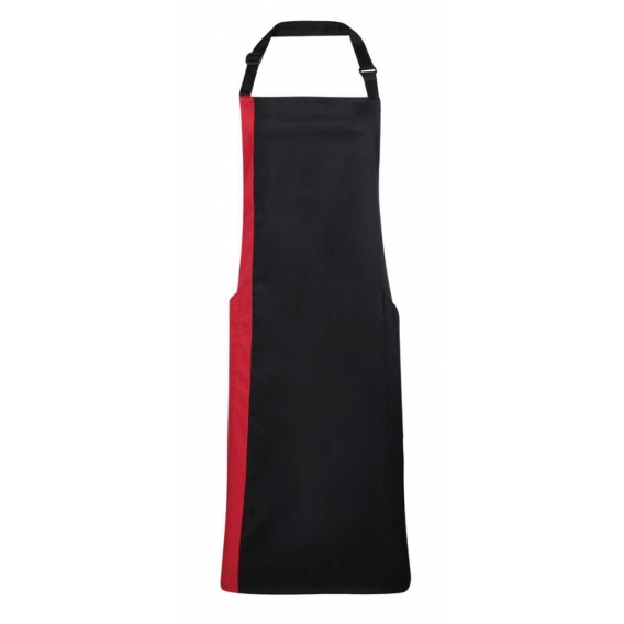 'COLOURS COLLECTION’ CONTRAST BIB APRON