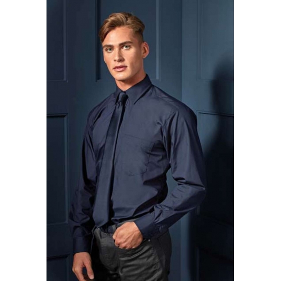 MEN'S LONG SLEEVE POPLIN SHIRT
