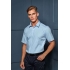 MEN'S SHORT SLEEVE GINGHAM COTTON MICROCHECK SHIRT