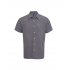 MEN'S SHORT SLEEVE GINGHAM COTTON MICROCHECK SHIRT