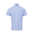 MEN'S SHORT SLEEVE GINGHAM COTTON MICROCHECK SHIRT