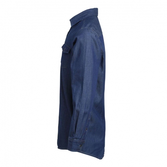 MEN’S JEANS STITCH DENIM SHIRT