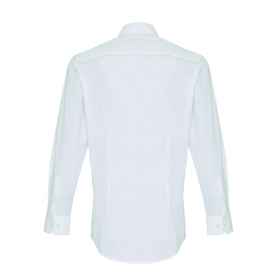 MEN'S STRETCH-FIT COTTON POPLIN LONG SLEEVE SHIRT