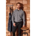 'MULLIGAN' CHECK - MEN'S LONG SLEEVE COTTON SHIRT