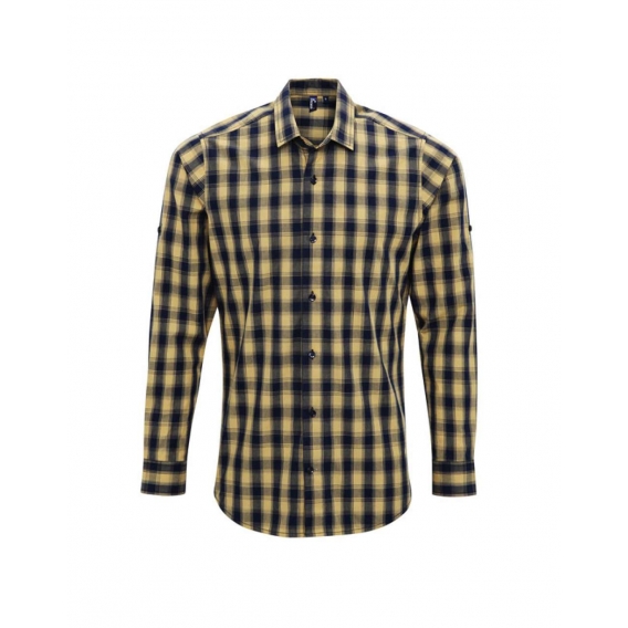 'MULLIGAN' CHECK - MEN'S LONG SLEEVE COTTON SHIRT