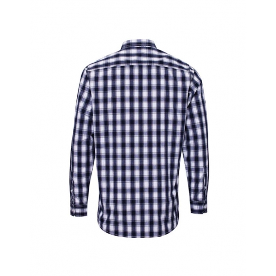 'MULLIGAN' CHECK - MEN'S LONG SLEEVE COTTON SHIRT