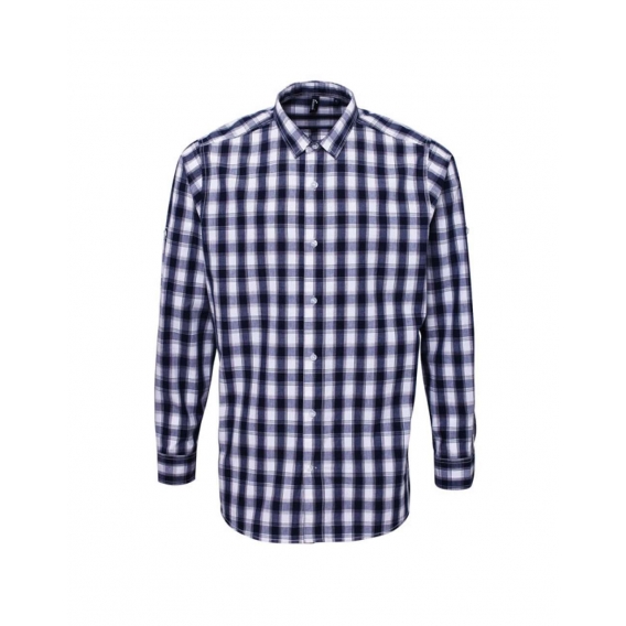 'MULLIGAN' CHECK - MEN'S LONG SLEEVE COTTON SHIRT