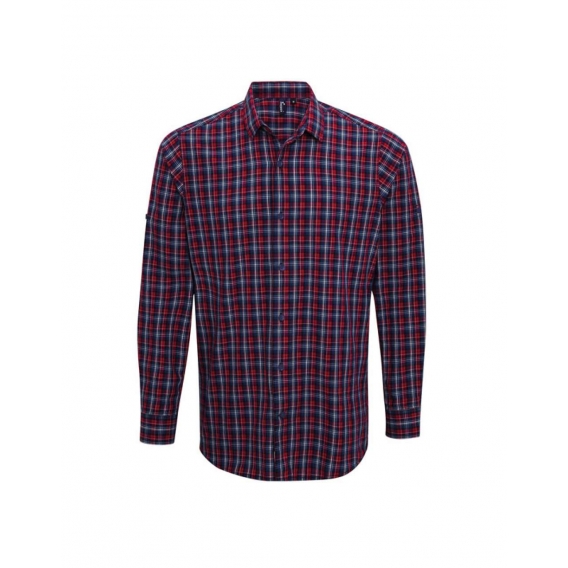 'SIDEHILL' CHECK - MEN'S LONG SLEEVE COTTON SHIRT