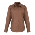WOMEN'S LONG SLEEVE POPLIN BLOUSE