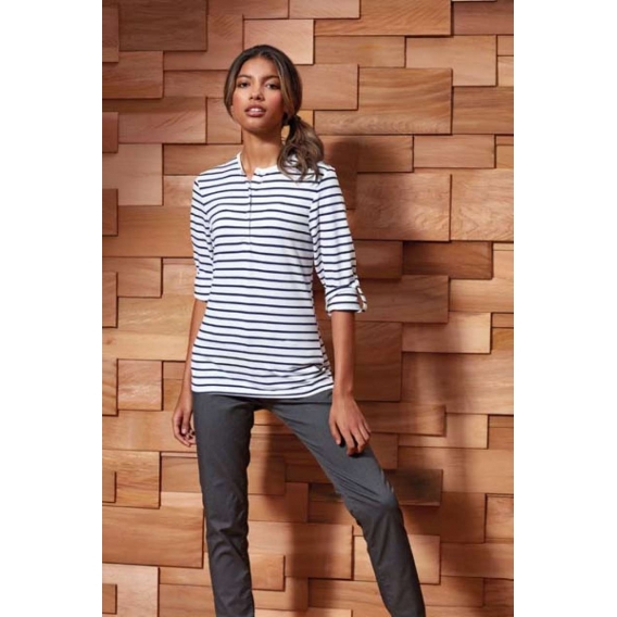 WOMEN'S LONG JOHN ROLL SLEEVE TEE
