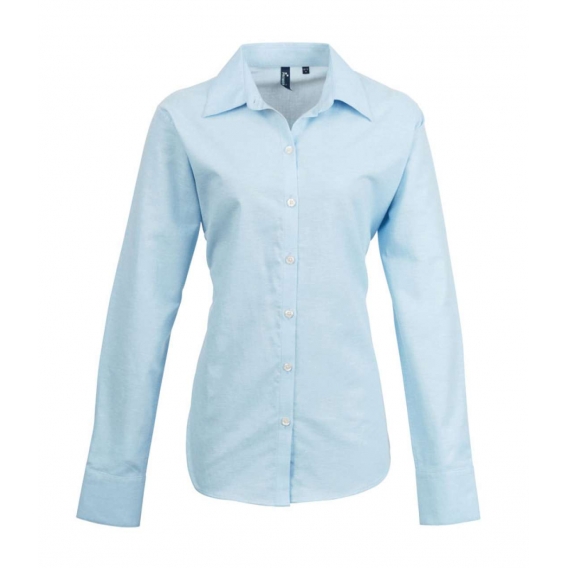 WOMEN'S LONG SLEEVE SIGNATURE OXFORD BLOUSE