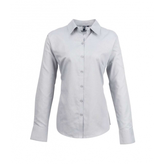 WOMEN'S LONG SLEEVE SIGNATURE OXFORD BLOUSE