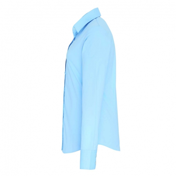 WOMEN'S STRETCH-FIT COTTON POPLIN LONG SLEEVE SHIRT