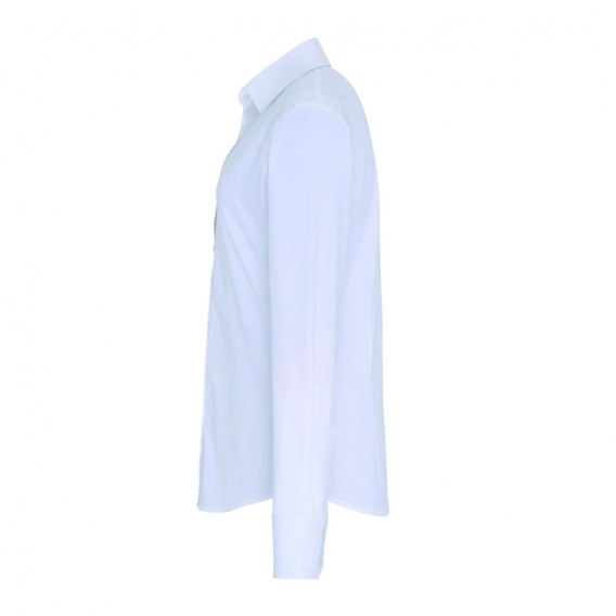 WOMEN'S STRETCH-FIT COTTON POPLIN LONG SLEEVE SHIRT