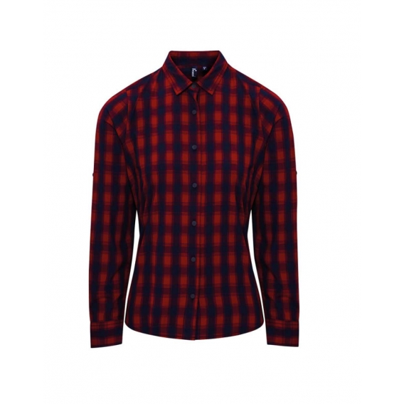 'MULLIGAN' CHECK - WOMEN'S LONG SLEEVE COTTON SHIRT